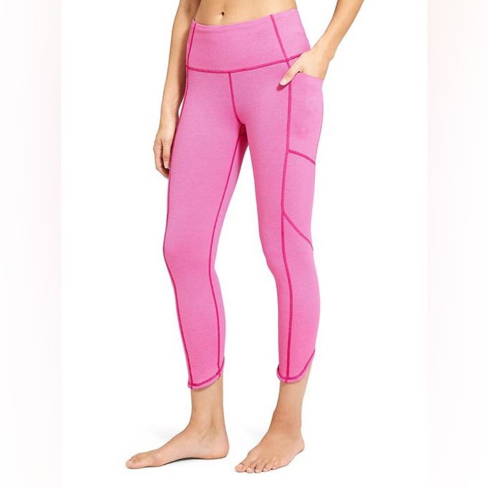 Athleta High Rise Pixel Chaturanga to Town Capri Leggings - Size XL